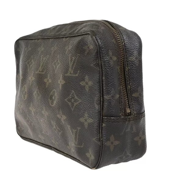 LOUIS VUITTON Trousse Toilette 23 Clutch Hand Bag Monogram Brown - Picture 10 of 14